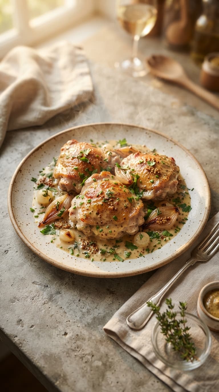 Classic Poulet à la Moutarde