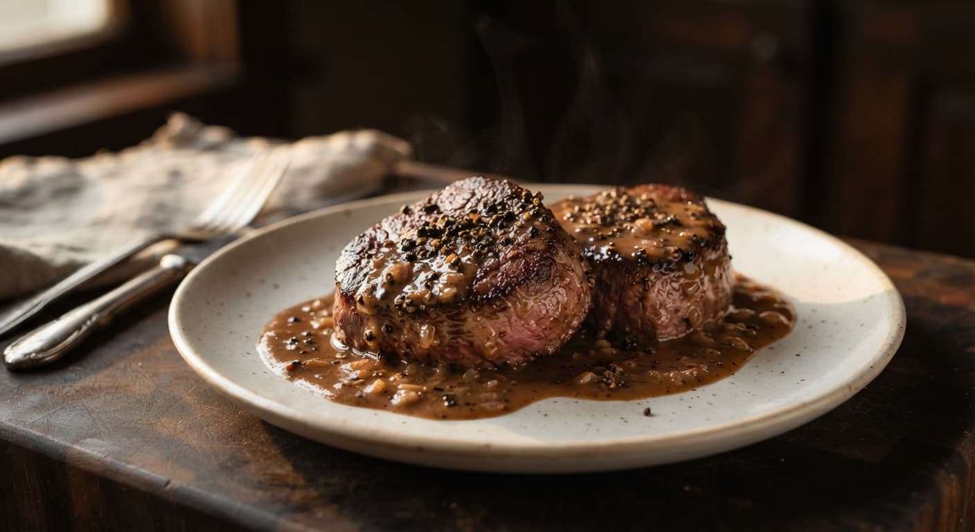 Classic Steak au Poivre