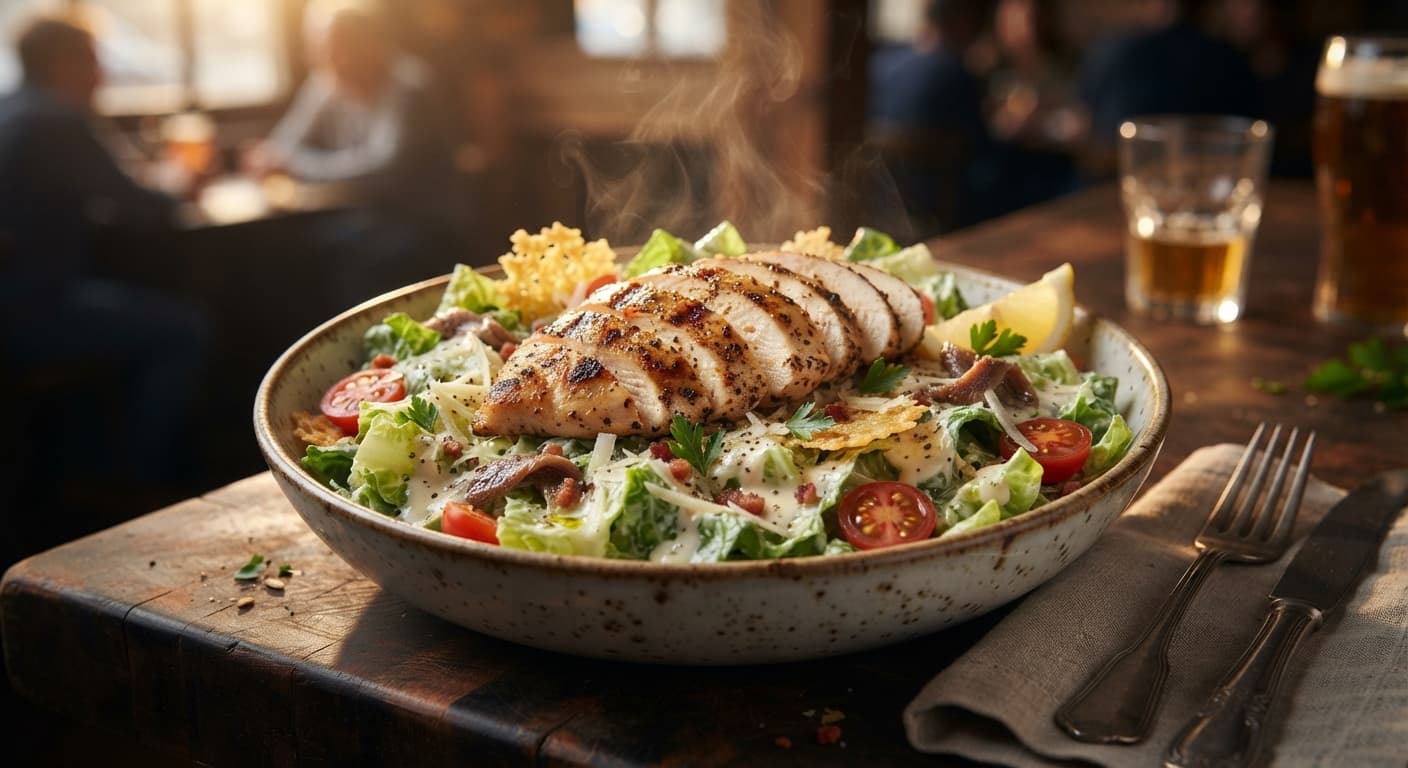 Keto Chicken Caesar Bowl
