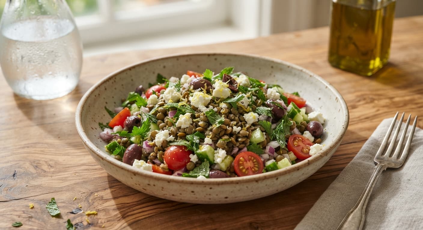 Lentil and Feta Salad