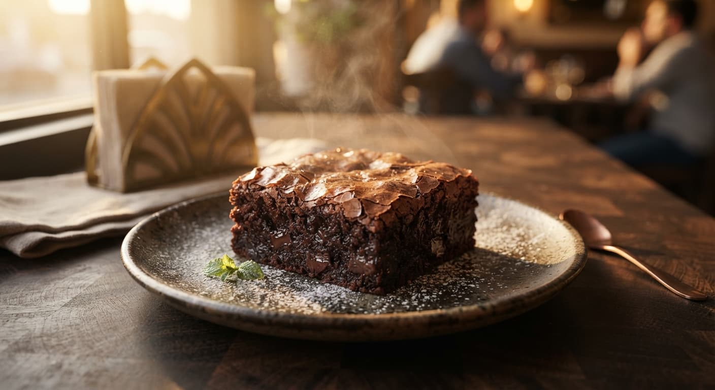Classic Dark Chocolate Brownies