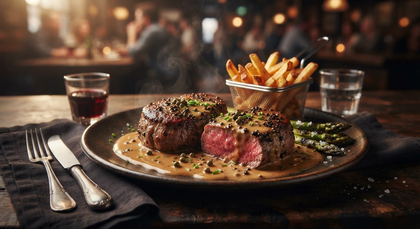 Classic Steak au Poivre