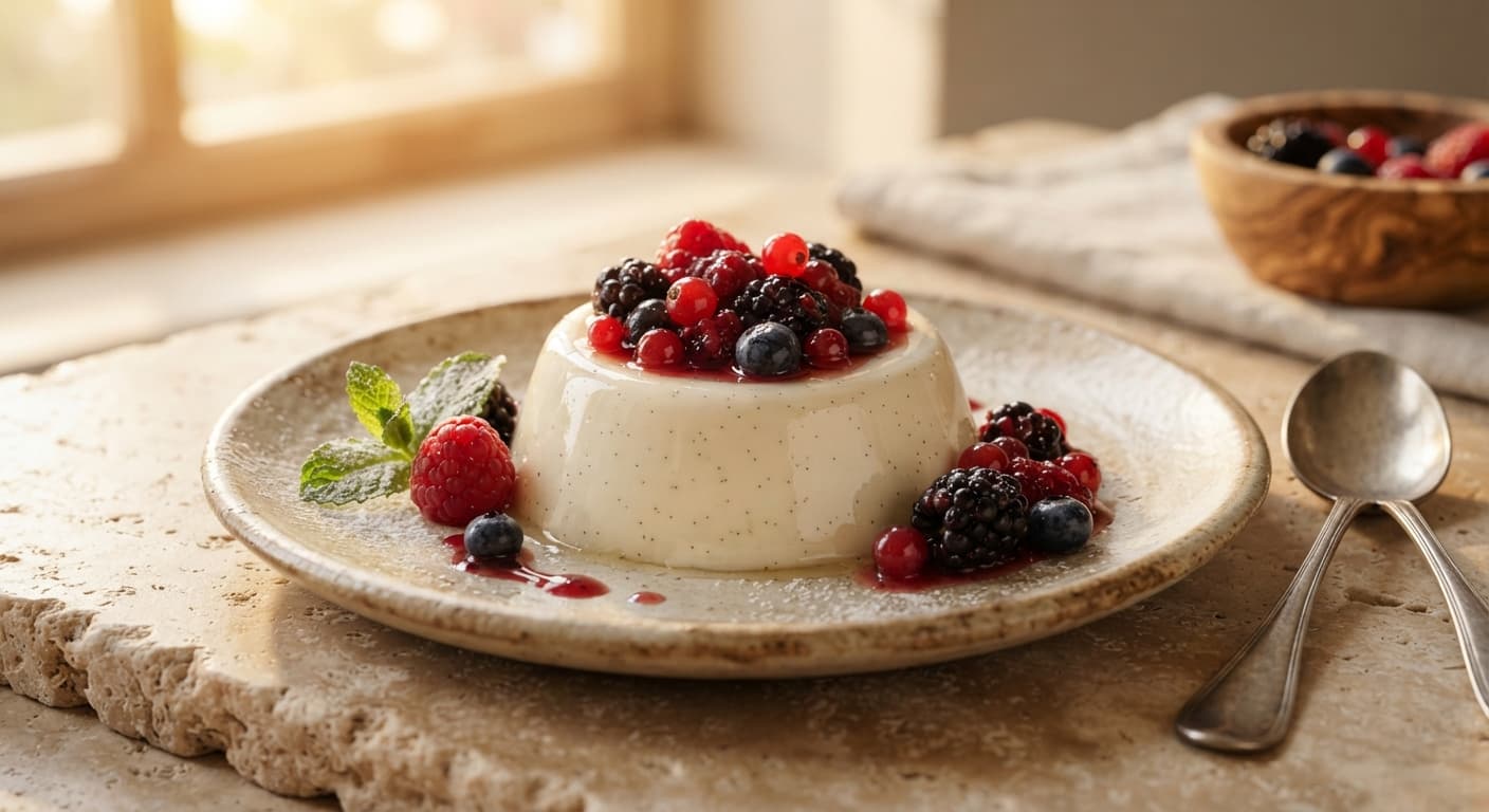 Classic Vanilla Bean Panna Cotta