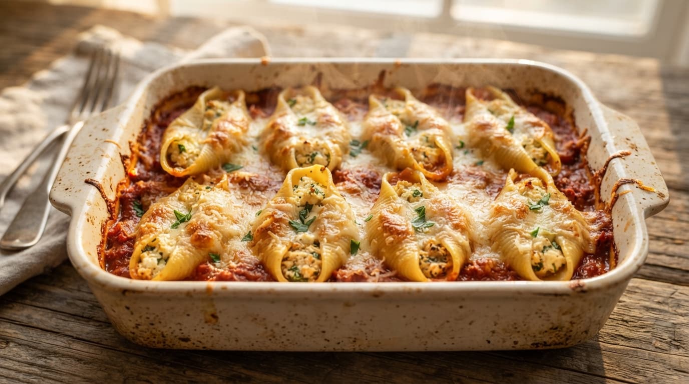 Cottage Cheese and Herb Stuffed Shells