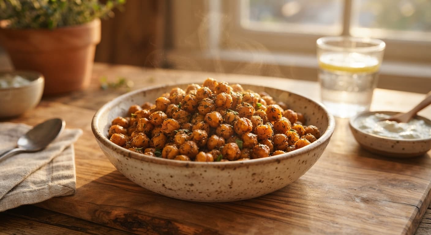 Crispy Roasted Chickpeas