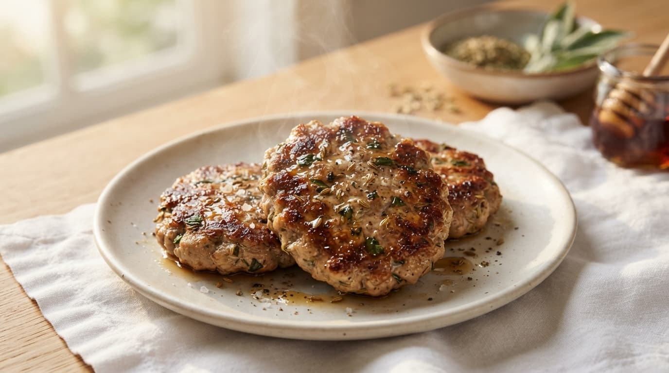 Ground Turkey and Sage Breakfast Patties