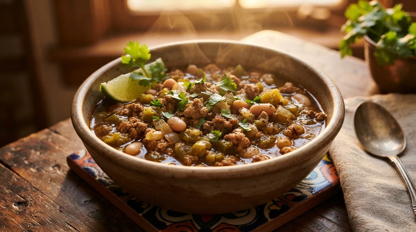 Ground Turkey and White Bean Chili