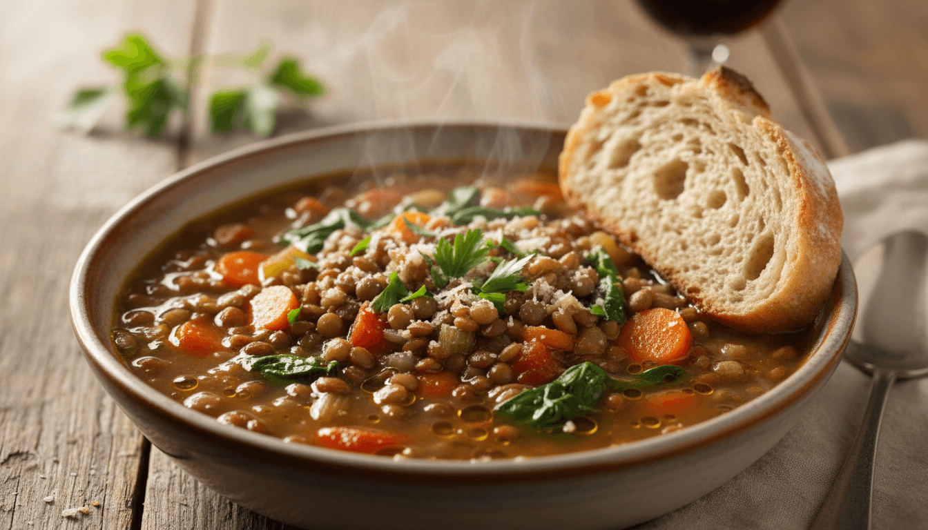 Hearty Lentil and Vegetable Soup