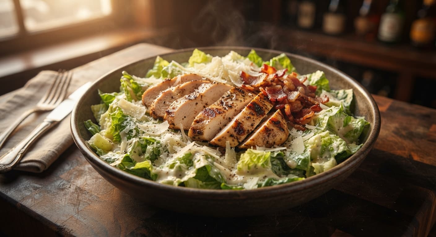 Keto Chicken Caesar Bowl