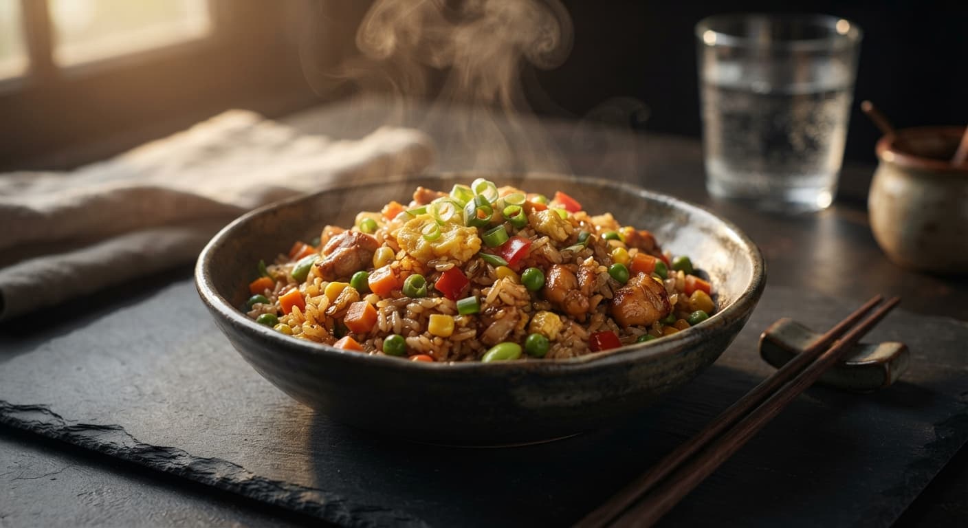 Leftover Vegetable Fried Rice