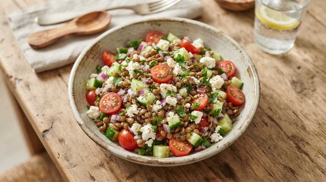 Lentil and Feta Salad