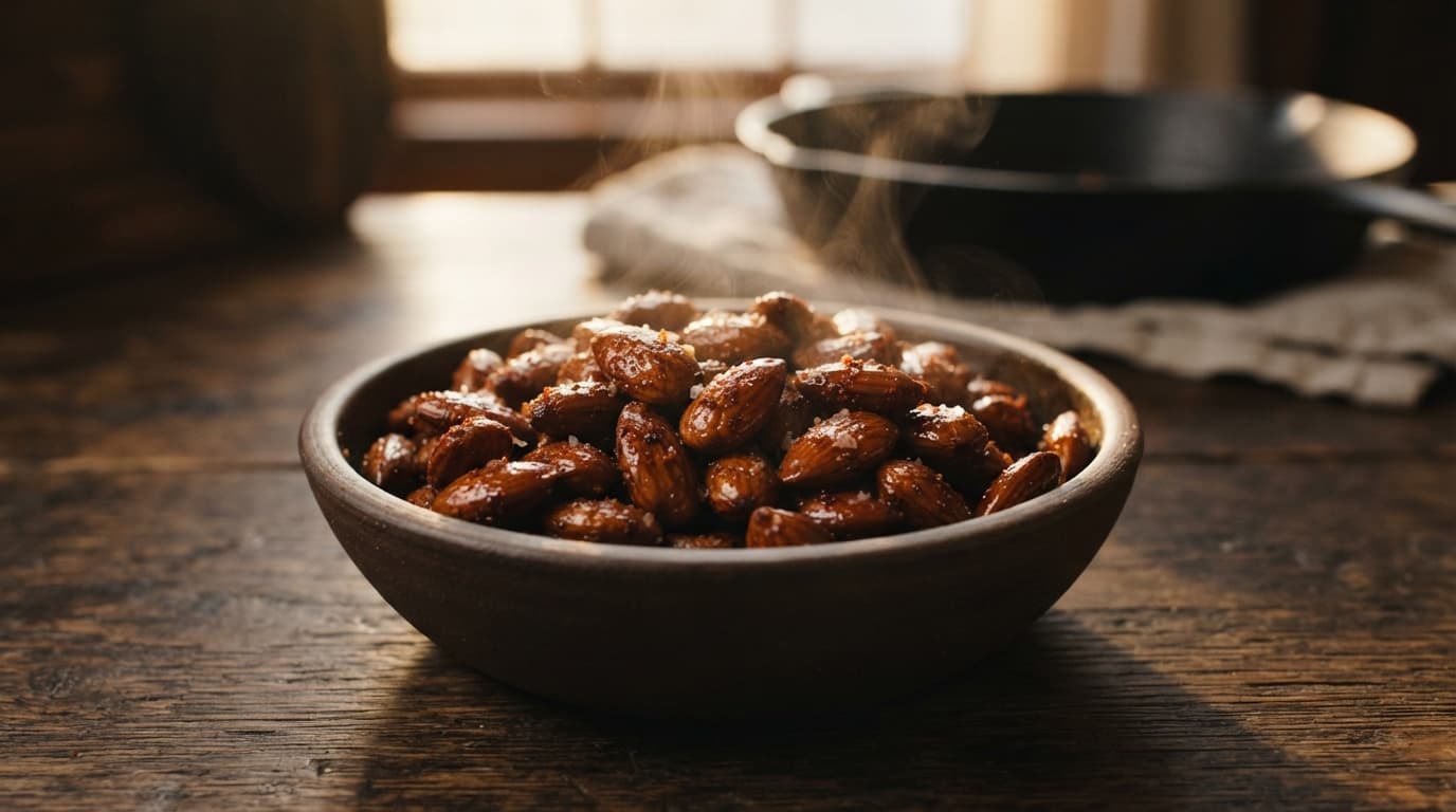 Smoky Maple Roasted Almonds