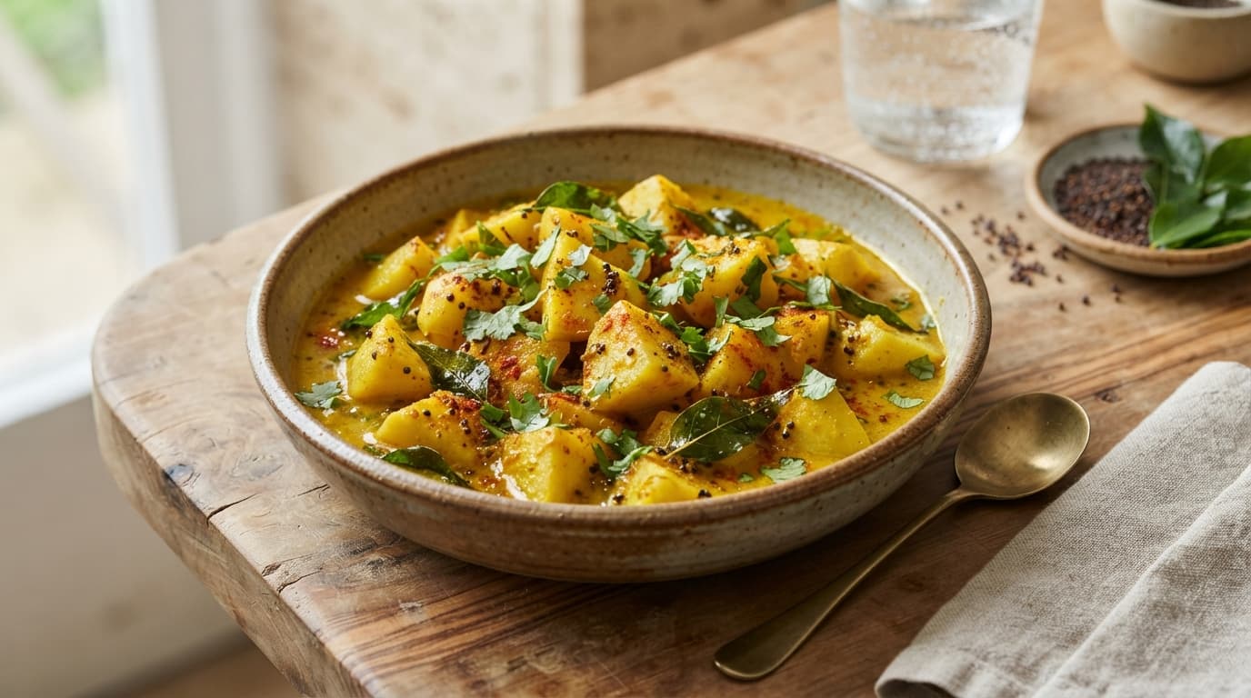 South Indian Spiced Apple Curry