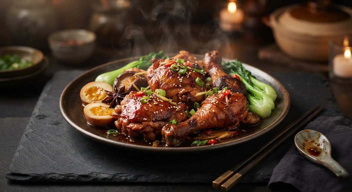 Soy-Braised Red Cooked Chicken