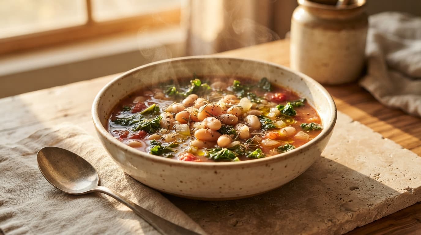 Tuscan White Bean and Kale Soup