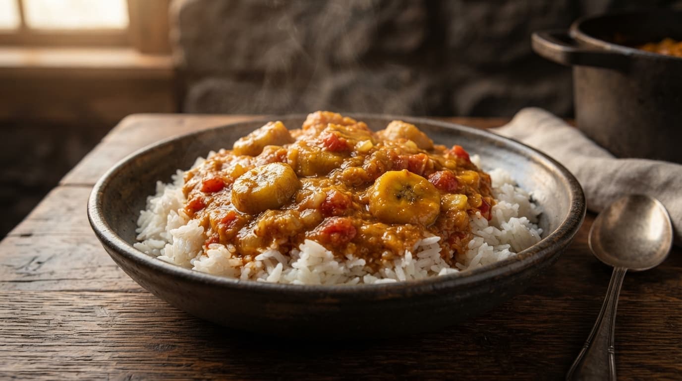 West African Banana Peanut Stew
