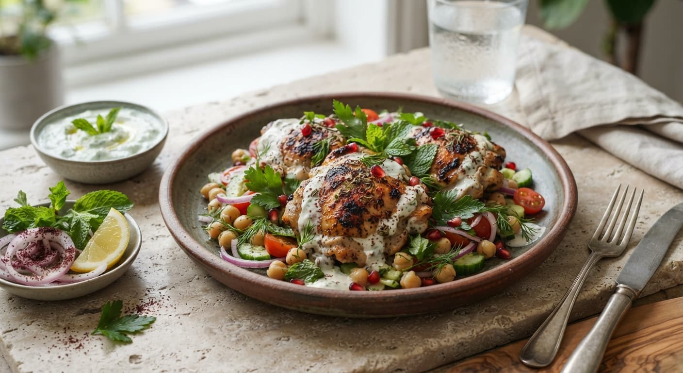 Yogurt-Marinated Chicken Thighs